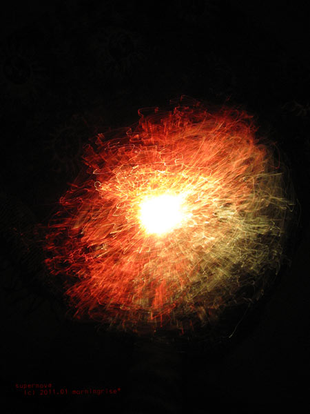 supernova . lightpaint . 2011.01 