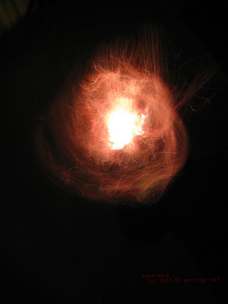 supernova . lightpaint . 2011.01 