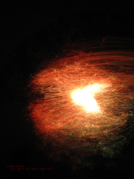 supernova . lightpaint . 2011.01 