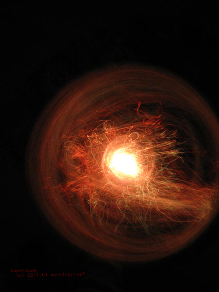 supernova . lightpaint . 2011.01 