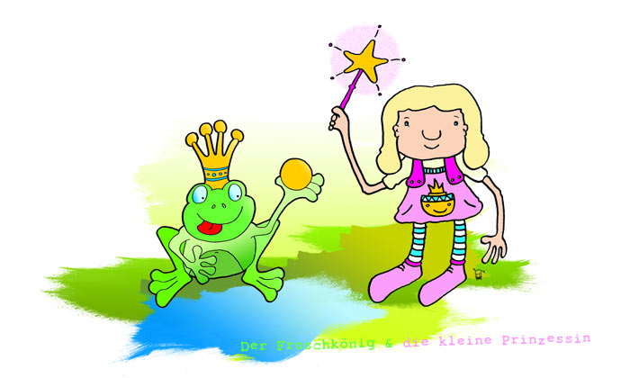 Der Froschk&ouml;nig & die kleine Prinzessin 