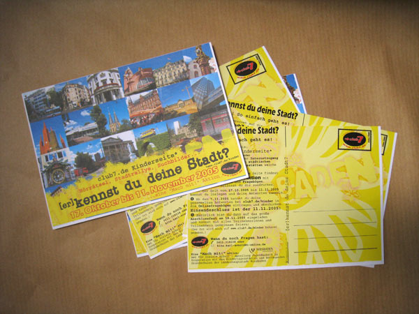 Postkarte Erkennst du deine Stadt 2005 