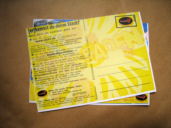 Postkarte Erkennst du deine Stadt 2005 