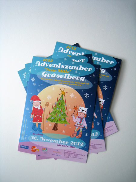 Adventszauber 2012 auf dem Gr&auml;selberg . Postkarte . 2012.11