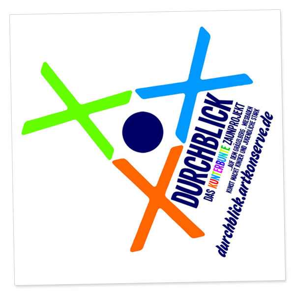 Durchblick Logo . Kultur macht Stark . Kunst macht Kinder und Jugendliche stark in Wiesbaden