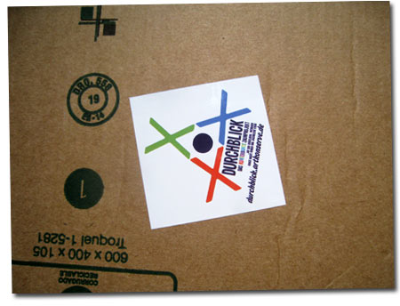 Durchblick ...das kunterbunte Zaunprojekt auf dem Gr&auml;selberg Aufkleber / Sticker