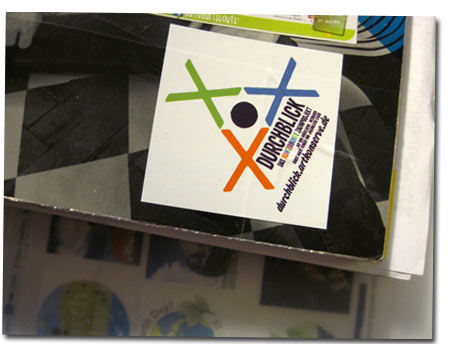 Durchblick ...das kunterbunte Zaunprojekt auf dem Gr&auml;selberg Aufkleber / Sticker