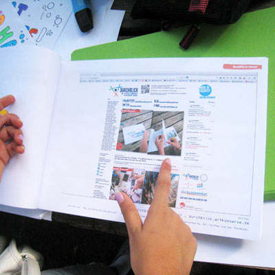 Die Dokumentation vom 2. Projekthalbjahr von Durchblick . das kunterbunte Zaunprojekt auf dem Gr&auml;selberg 2014 