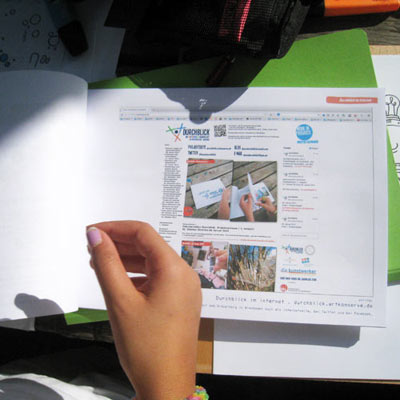 Die Dokumentation vom 2. Projekthalbjahr von Durchblick . das kunterbunte Zaunprojekt auf dem Gr&auml;selberg 2014 