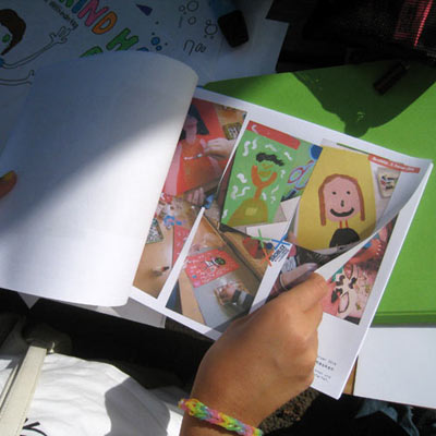 Die Dokumentation vom 2. Projekthalbjahr von Durchblick . das kunterbunte Zaunprojekt auf dem Gr&auml;selberg 2014 