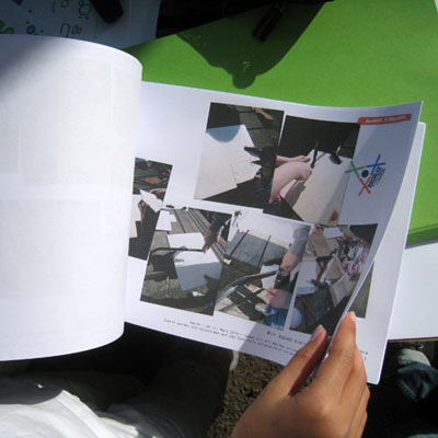 Die Dokumentation vom 2. Projekthalbjahr von Durchblick . das kunterbunte Zaunprojekt auf dem Gr&auml;selberg 2014 