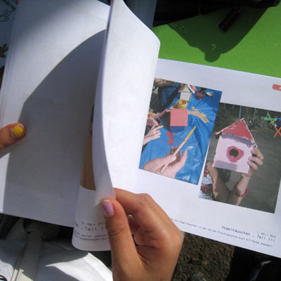 Die Dokumentation vom 2. Projekthalbjahr von Durchblick . das kunterbunte Zaunprojekt auf dem Gr&auml;selberg 2014 