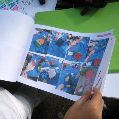 Die Dokumentation vom 2. Projekthalbjahr von Durchblick . das kunterbunte Zaunprojekt auf dem Gr&auml;selberg 2014 