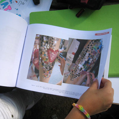 Die Dokumentation vom 2. Projekthalbjahr von Durchblick . das kunterbunte Zaunprojekt auf dem Gr&auml;selberg 2014 