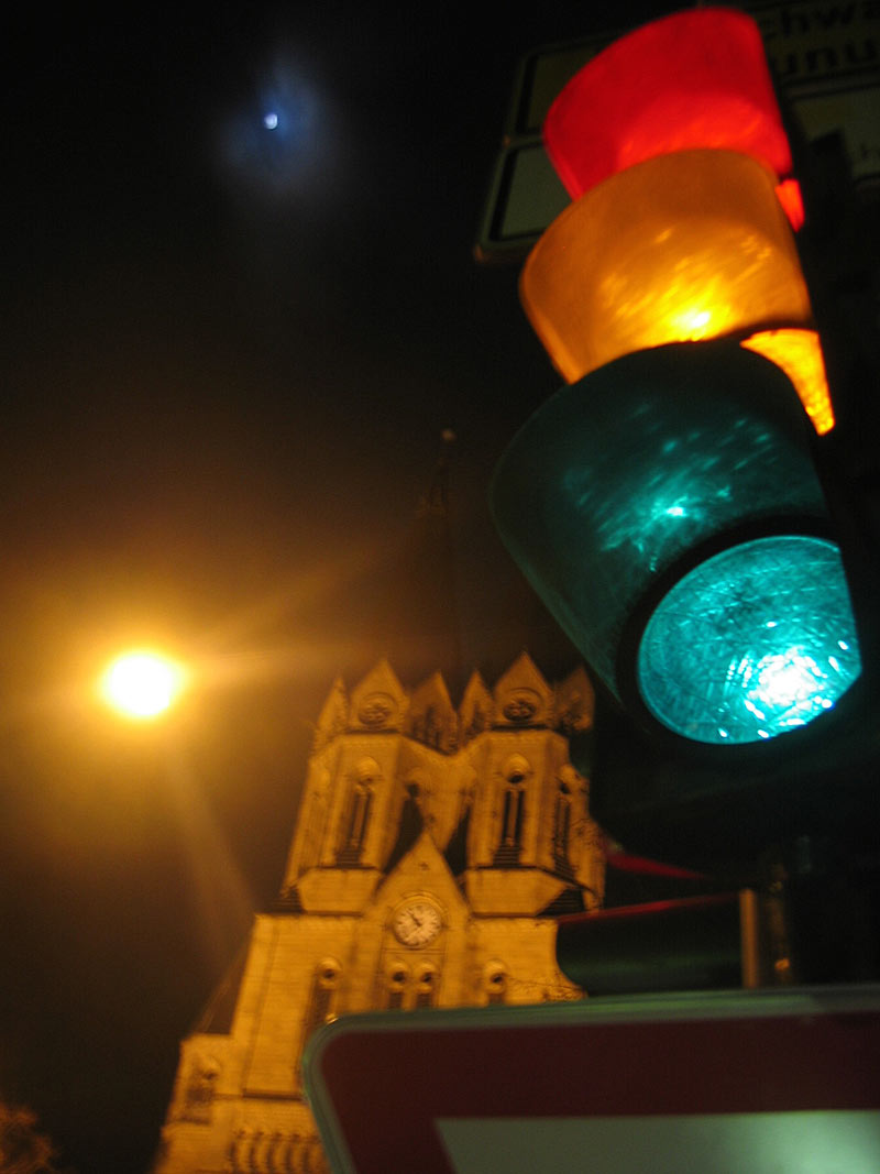 Dreifarbenampel . threecolortrafficlight . 2008.12