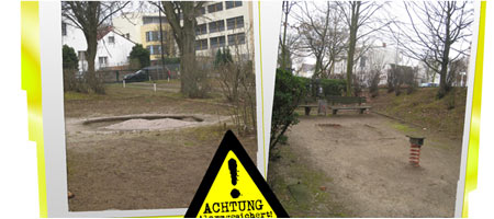 !Vorsicht! Spielende Kinder in den G&auml;rten . 2008.02 