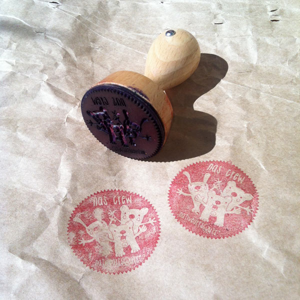Stempel nas . nativeartscouts* bei Mini Wiesbaden auf dem Gr&auml;selberg und Unsere kleine Stadt in der Reduit . 2012.10 