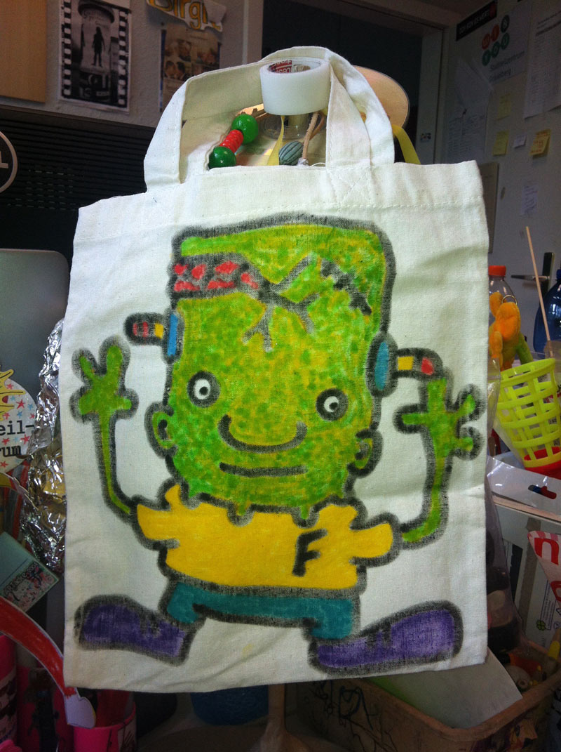 bag little frankenstein monster . 2014.04 