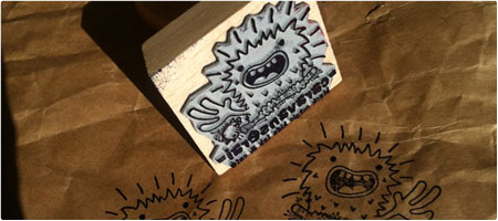 Stempel =caravanserai= black magic kids lab & caf&eacute; bei Mini Wiesbaden auf dem Gr&auml;selberg . 2016.08 