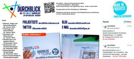 Durchblick . das kunterbunte Zaunprojekt auf dem Gr&auml;selberg