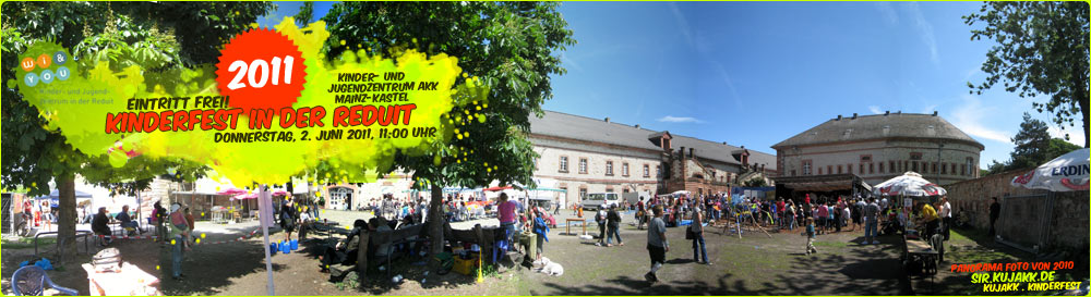 Kinderfest in der Reduit Panorama Foto von 2010