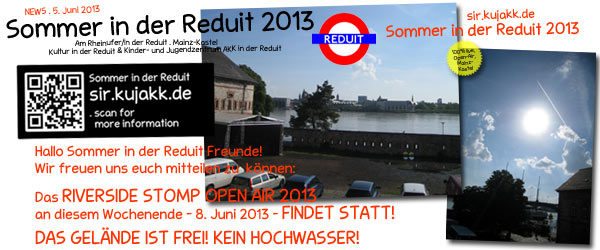 Das RIVERSIDE STOMP OPEN AIR an diesem Wochenende FINDET STATT!