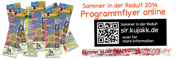 Sommer in der Reduit 2014 . Programmflyer