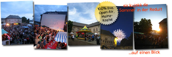 ...auf einen Blick . Programm- und Veranstaltungsübersicht 2014 . Sommer in der Reduit 