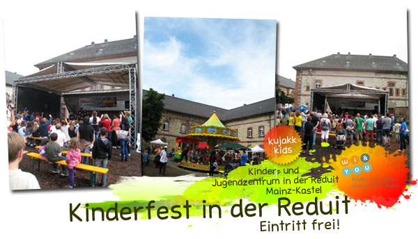 Kinderfest in der Reduit . Kinder- und Jugendzentrum in der Reduit . Mainz-Kastel