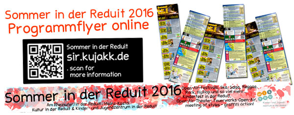 Programmbersicht 2016 . Sommer in der Reduit 2016